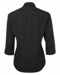 3/4 Sleeve Poplin Shirt, Ladies